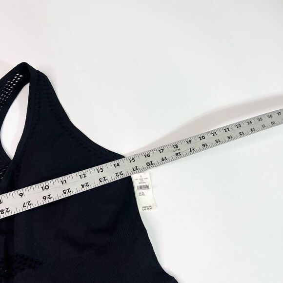 Aerie Romper Playsuit Womens XL Black Mesh Seamless Racerback Sleeveless NWT - Picture 5 of 11